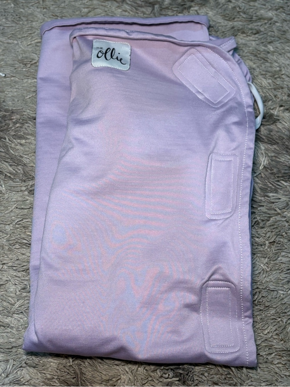 The Ollie World Award Winning Baby Swaddle One Size Lavender $70 MSRP
